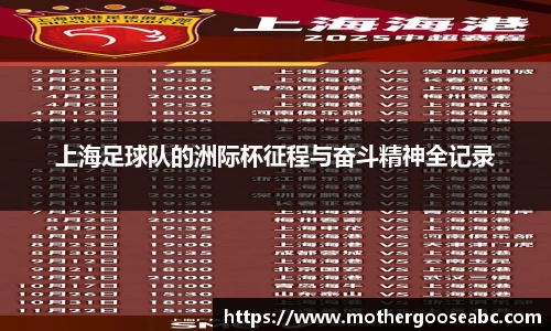上海足球队的洲际杯征程与奋斗精神全记录