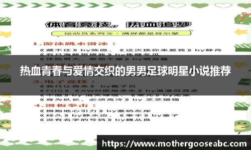 热血青春与爱情交织的男男足球明星小说推荐